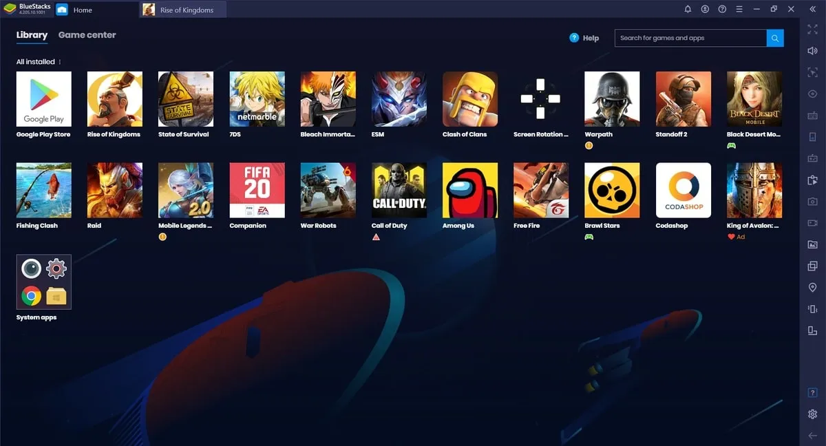 Bluestacks 4 Screenshot 2